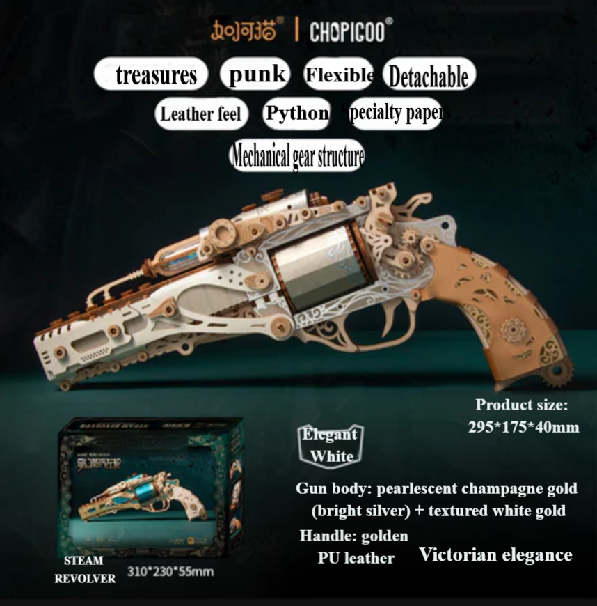 Mechanical decompression punk revolver