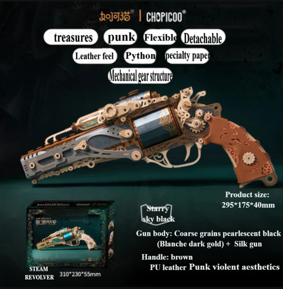 Mechanical decompression punk revolver
