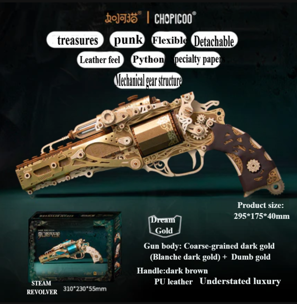 Mechanical decompression punk revolver