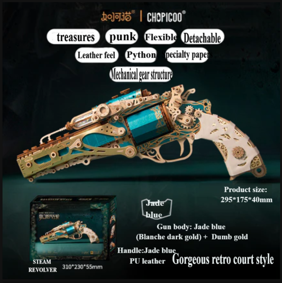 Mechanical decompression punk revolver