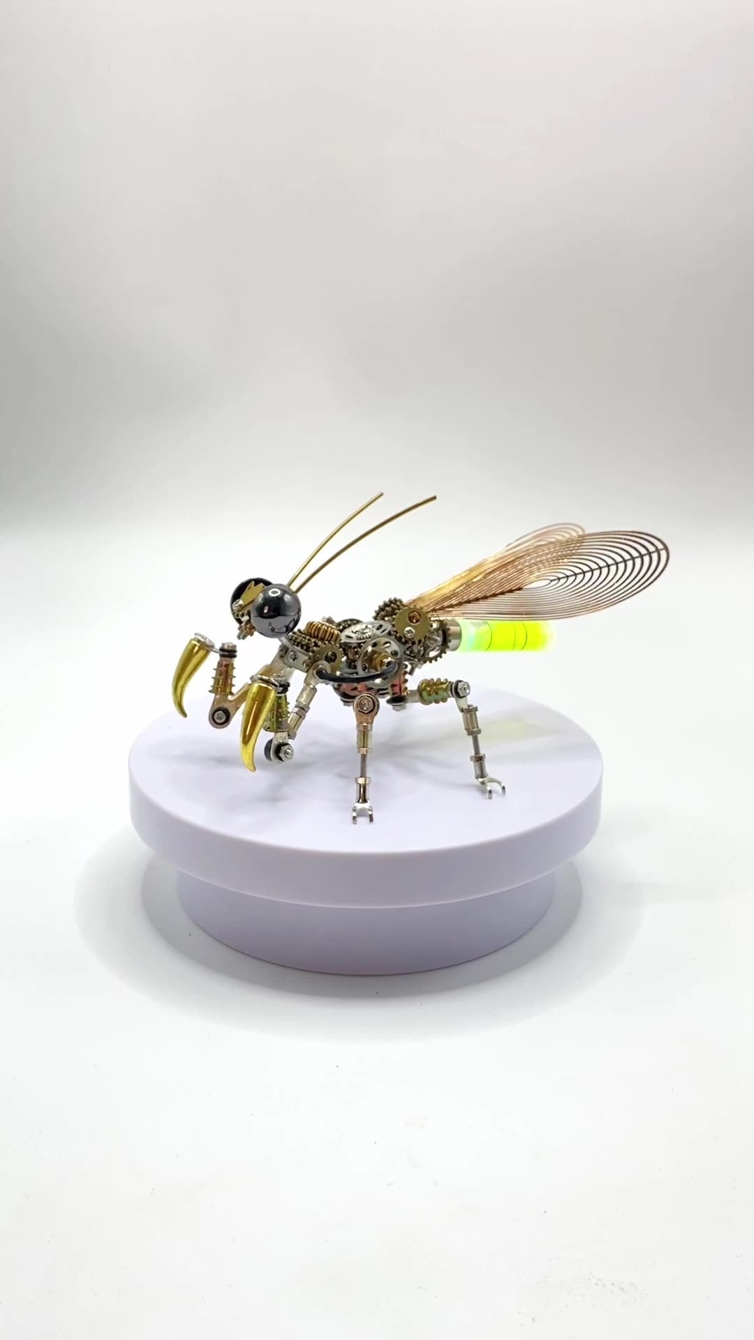 Punk Mechanical Insect Luminous Mantis Color DIY
