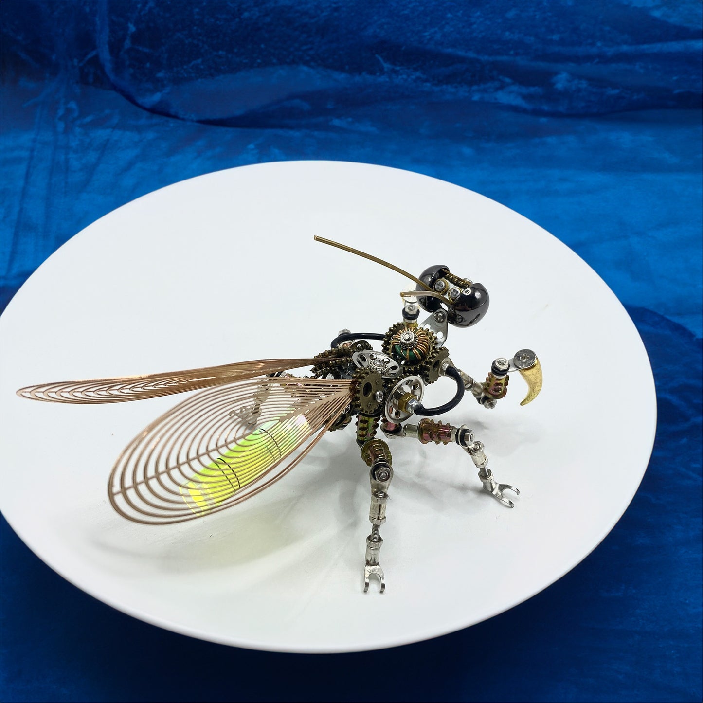 Punk Mechanical Insect Luminous Mantis Color DIY