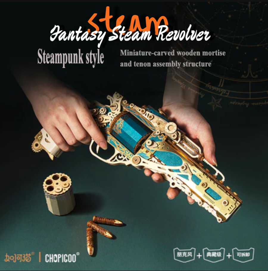 Mechanical decompression punk revolver