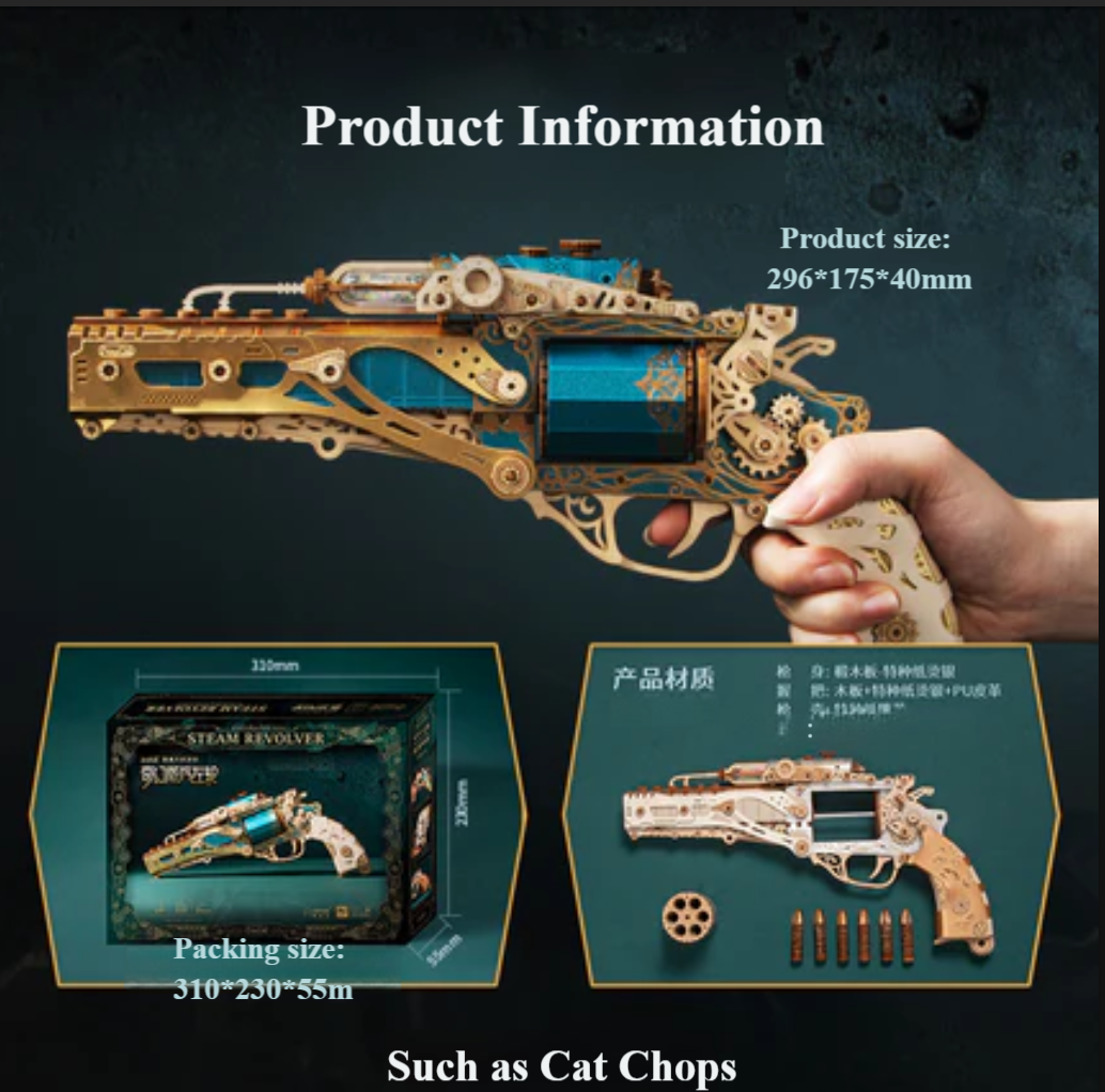 Mechanical decompression punk revolver