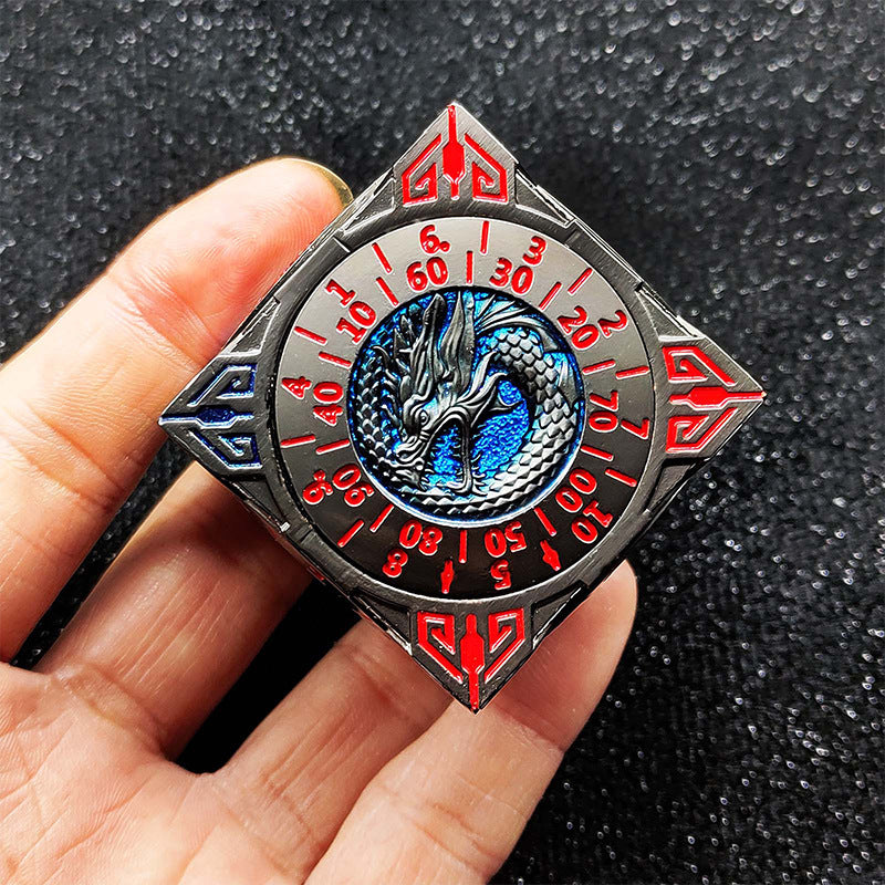 New DND Fidget Spinner DICE: 7-in-1 Metal DND Dice Cube
