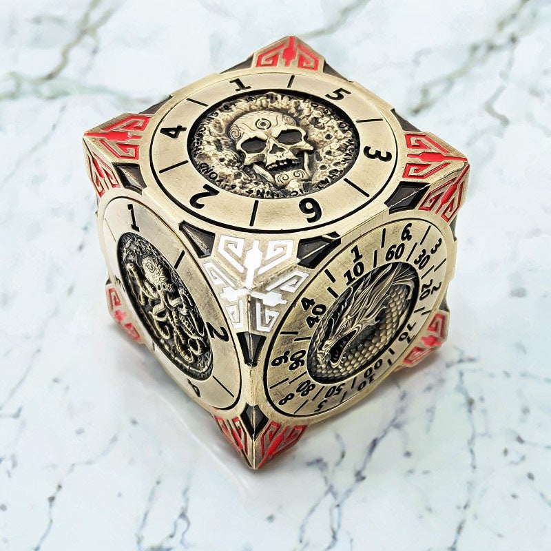 New DND Fidget Spinner DICE: 7-in-1 Metal DND Dice Cube