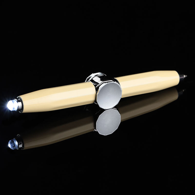 Multifunctional Fidget Spinner Pen with LED Light