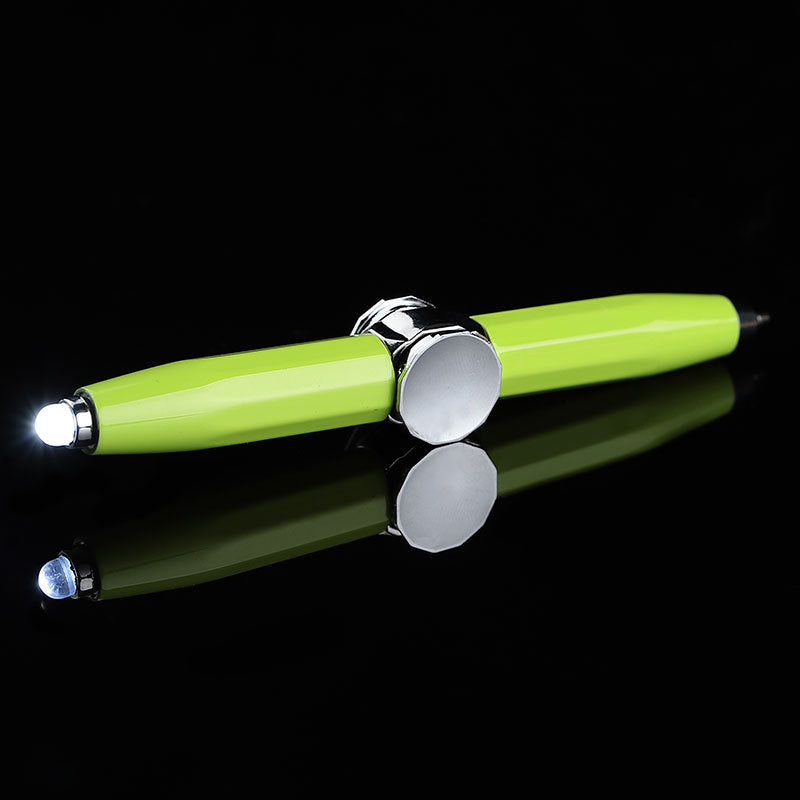 Multifunctional Fidget Spinner Pen with LED Light