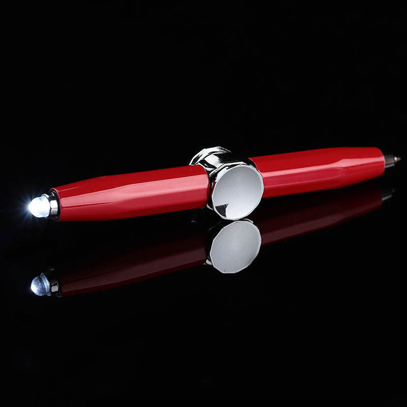 Multifunctional Fidget Spinner Pen with LED Light
