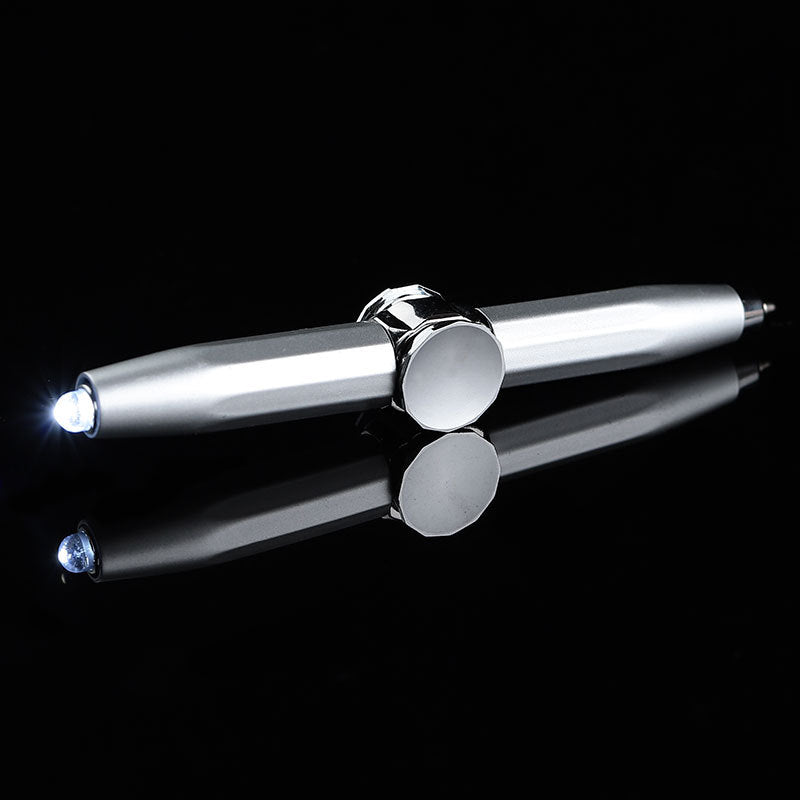 Multifunctional Fidget Spinner Pen with LED Light