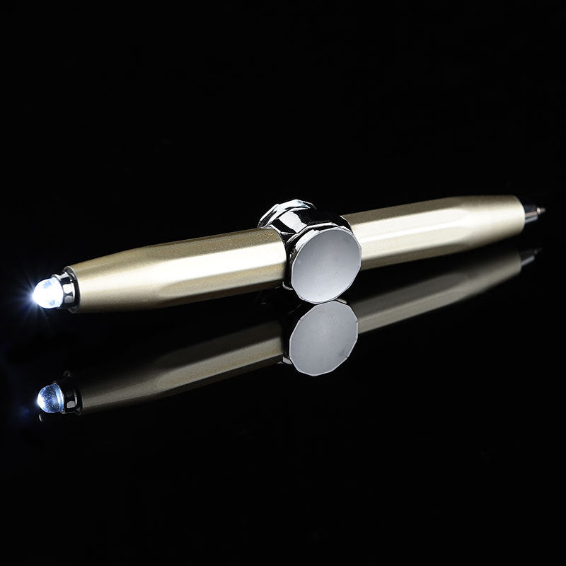 Multifunctional Fidget Spinner Pen with LED Light