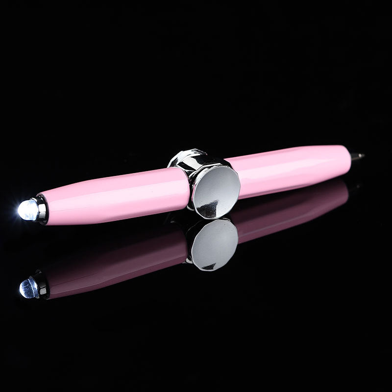 Multifunctional Fidget Spinner Pen with LED Light