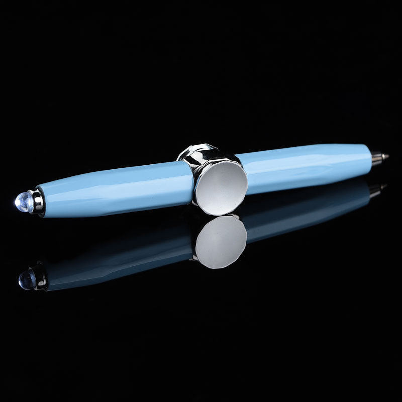 Multifunctional Fidget Spinner Pen with LED Light