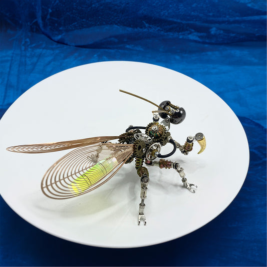 Punk Mechanical Insect Luminous Mantis Color DIY