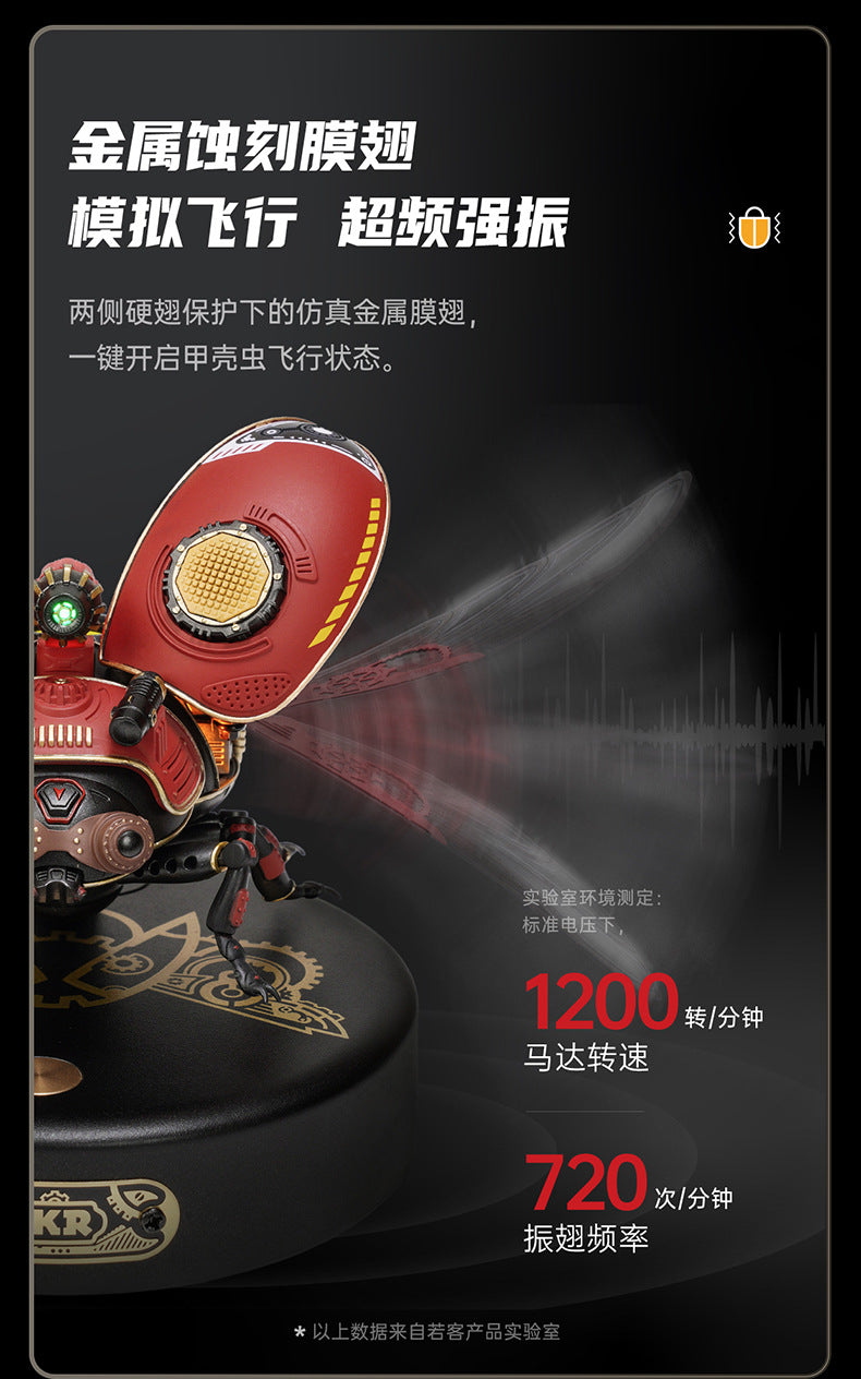 DIY three-dimensional puzzle model of Ruotai Ruoke Beetle