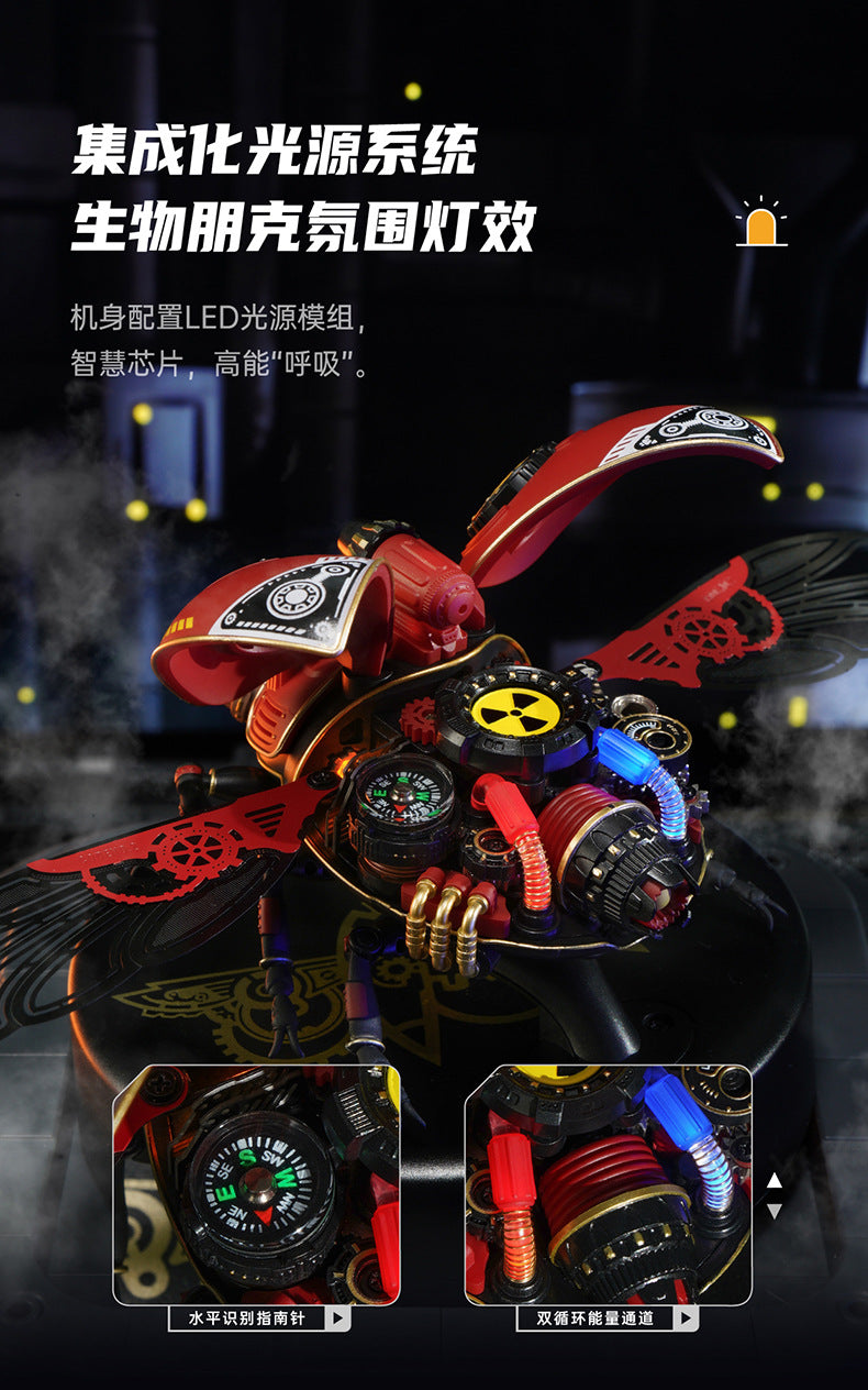 DIY three-dimensional puzzle model of Ruotai Ruoke Beetle