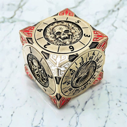 New DND Fidget Spinner DICE: 7-in-1 Metal DND Dice Cube