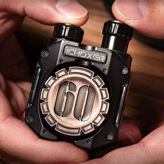 Yuwu edc-twin linkage push card fingertip gyroscope snap coin metal handle decompression adult edc toys